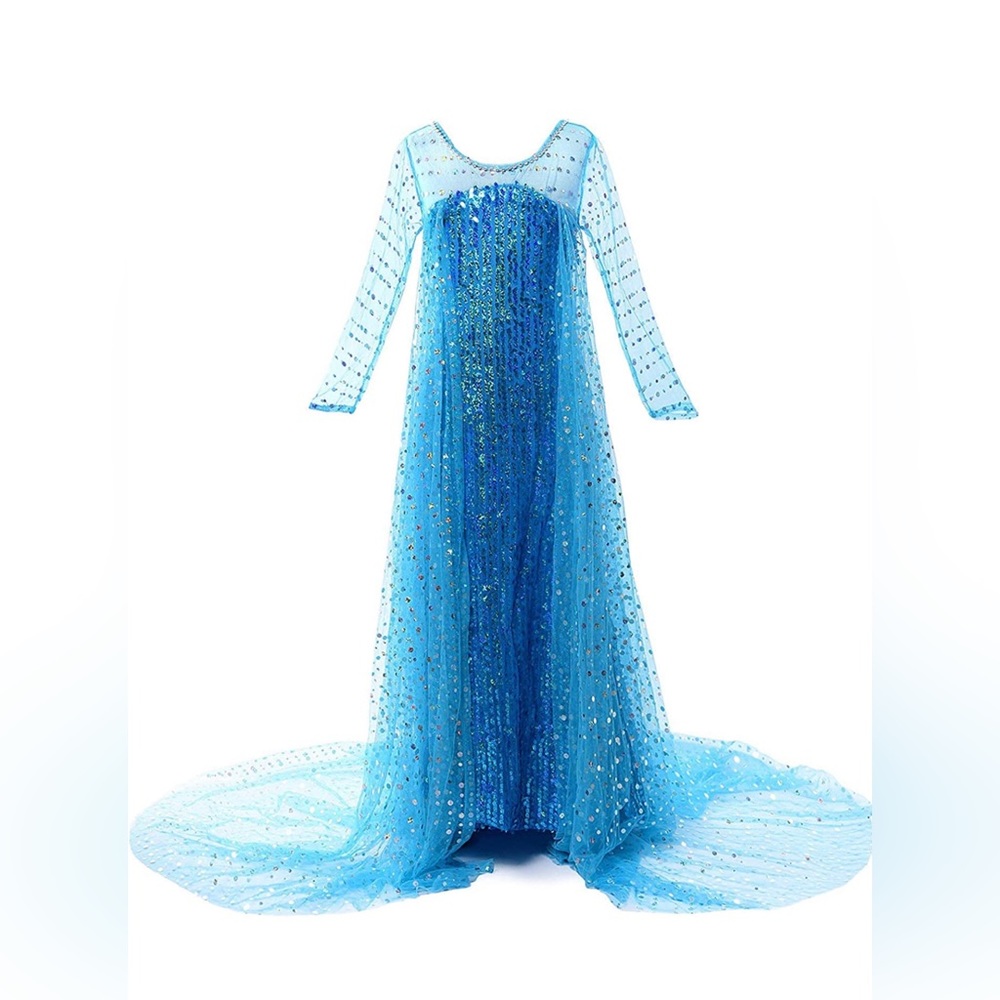 Elsa Inspired Dress Up Dress